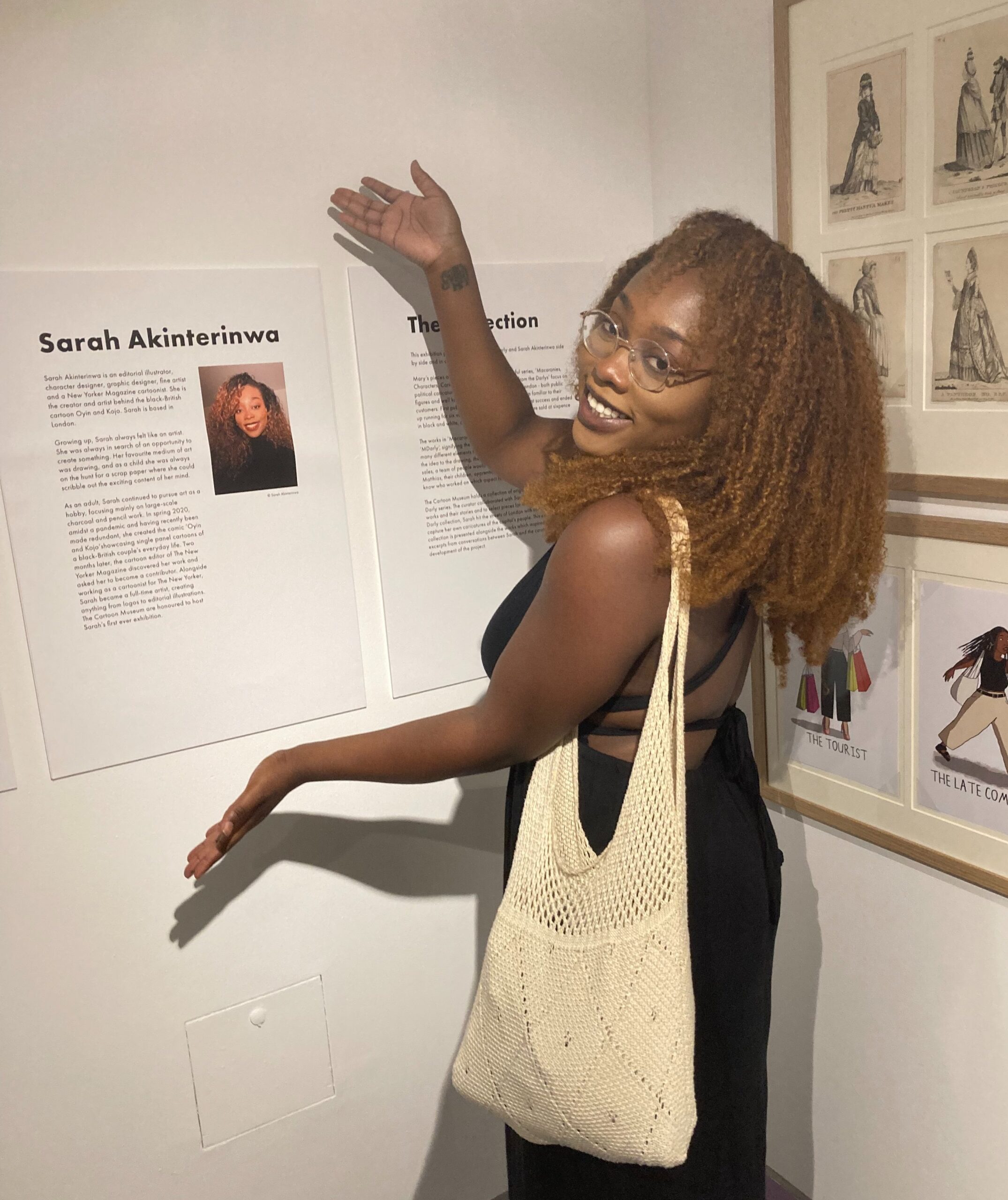 Sarah Akinterinwa & Mary Darly: A Dialogue Exhibition at the Cartoon Museum hopes to spark women and girls to pursue creative careers and share their art with the world-Review